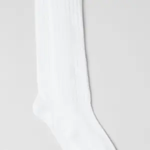 Unisex Scrunch Sock - White