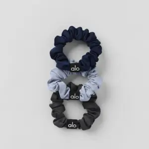 Fresh Mini Scrunchie 3-Pack - Winter Frost/Navy/Anthracite