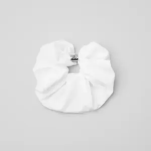 Bead It Oversized Scrunchie - White
