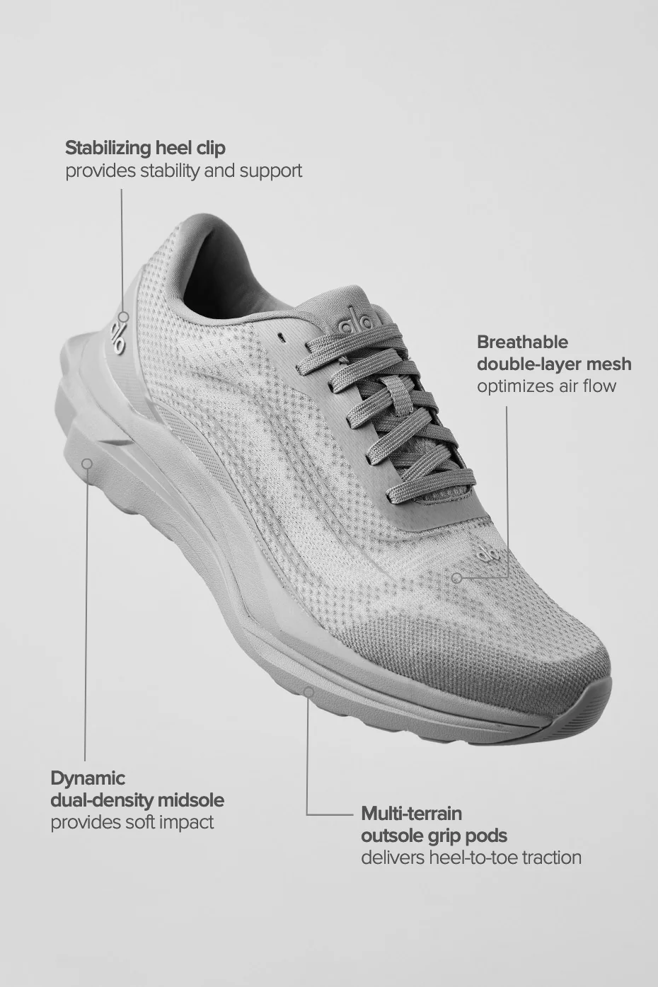 ALO Runner - Grey/Grey - Image 2