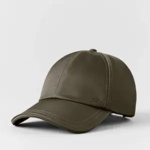 Satin Off-Duty Cap - Olive Tree