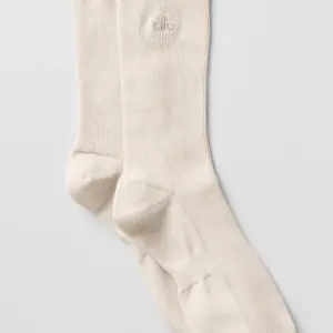 Unisex Half-Crew Understated Sock - Bone