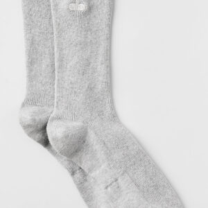 Unisex Half-Crew Understated Sock - Athletic Heather Grey
