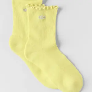 Women's Lettuce Edge Sock - Sunshine