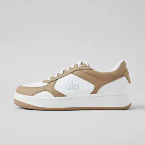 ALO Recovery Mode Sneaker - Gravel/White