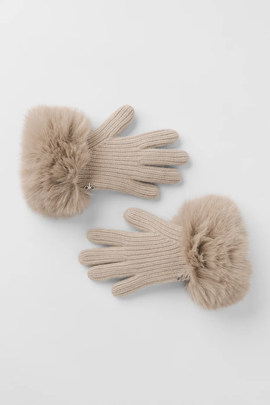 Courchevel Cashmere Gloves - Oat Heather
