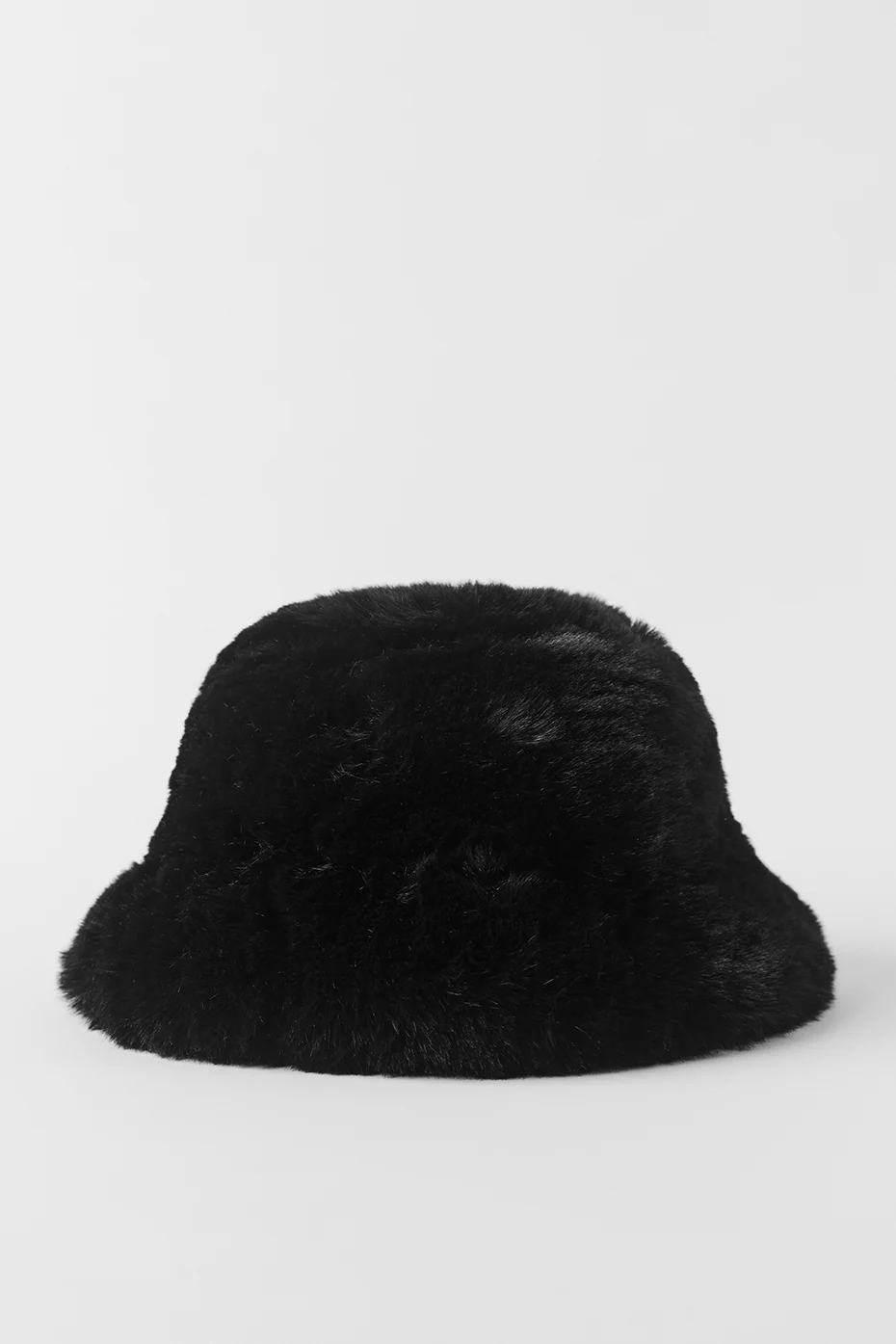 Faux Fur Starstruck Bucket Hat - Black - Image 2