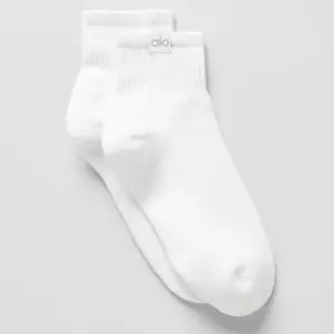 Quarter Crew Street Sock - White