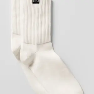Unisex Half-Crew Scrunch Sock - Ivory