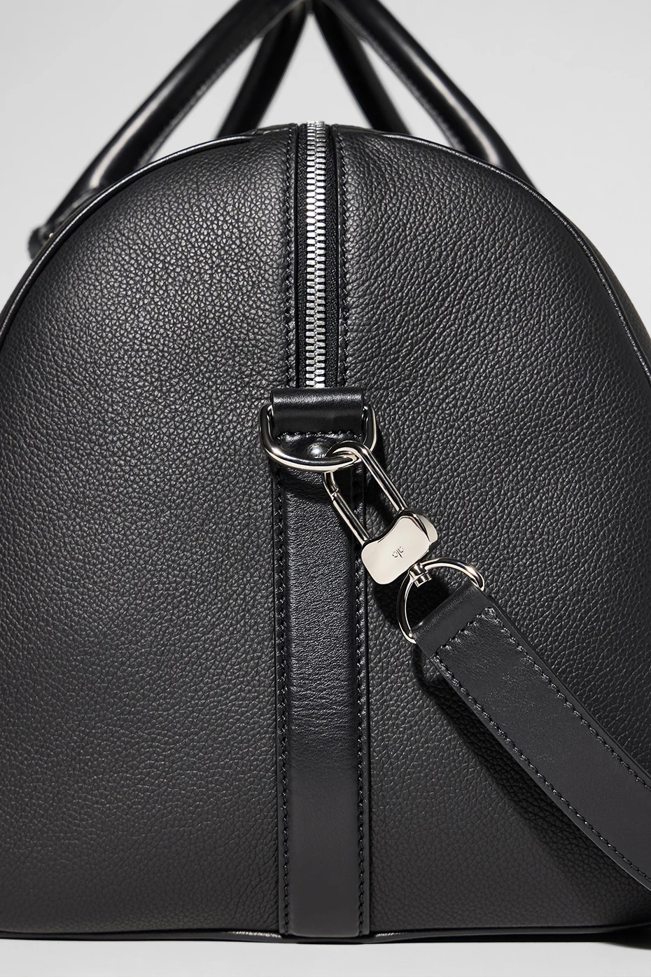 ALO Voyage Duffle - Black Leather - Image 6