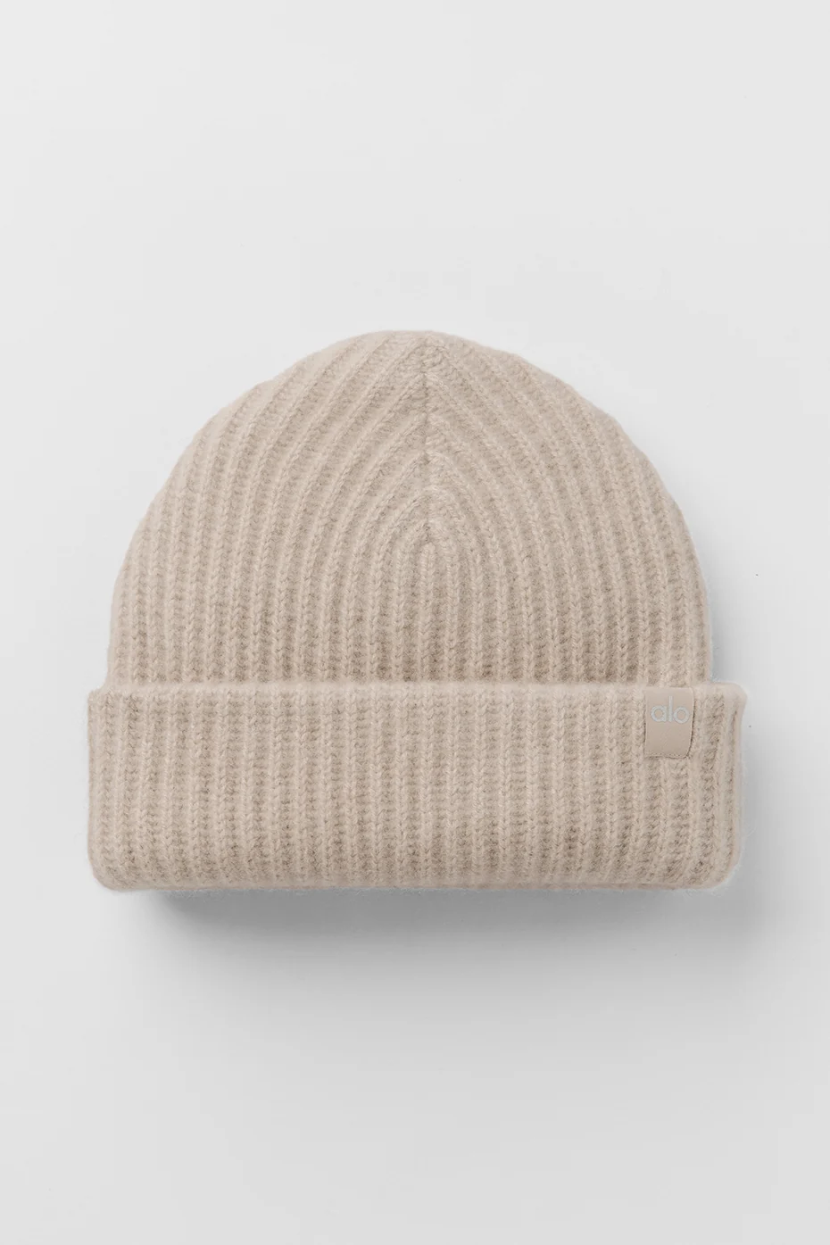 Courchevel Cashmere Beanie - Oat Heather - Image 2