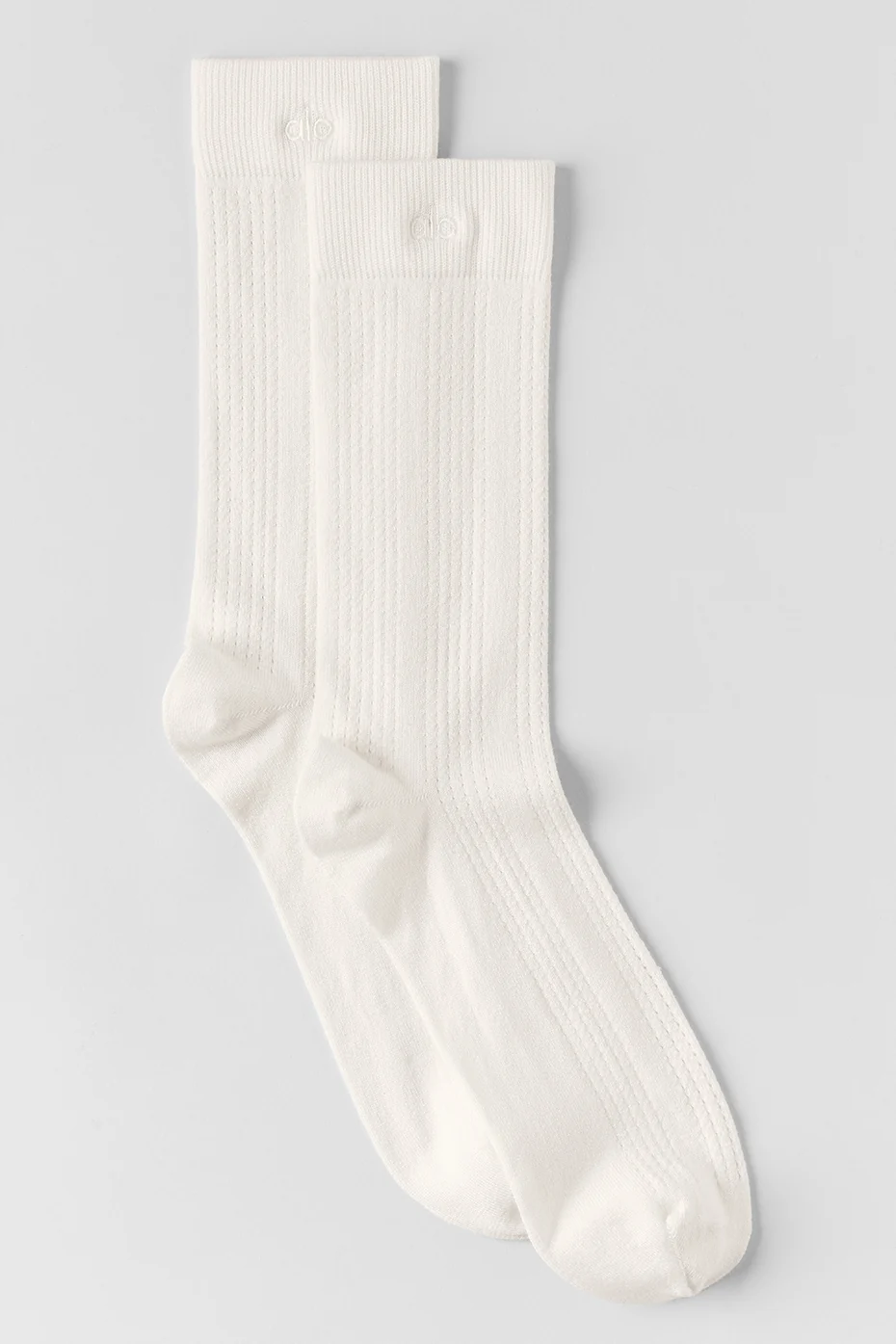 Cashmere Mesh Sock - Ivory