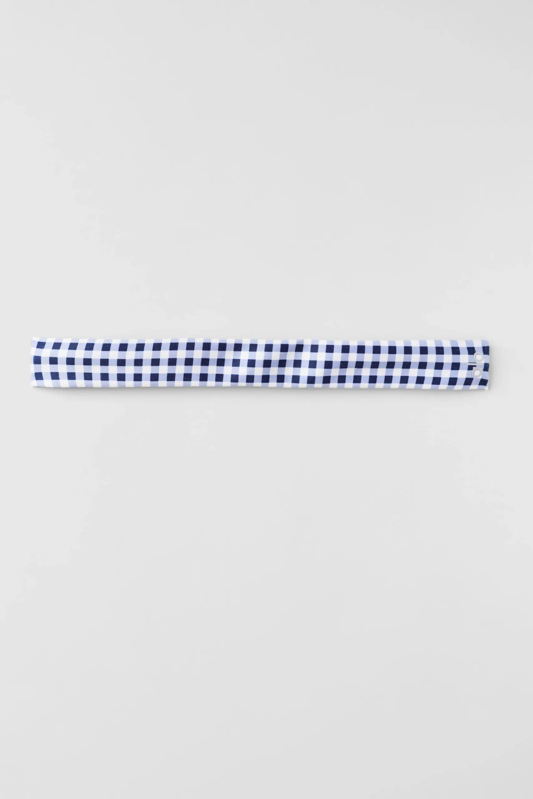 Gingham Airlift So Smooth Headband - Navy Gingham - Image 2