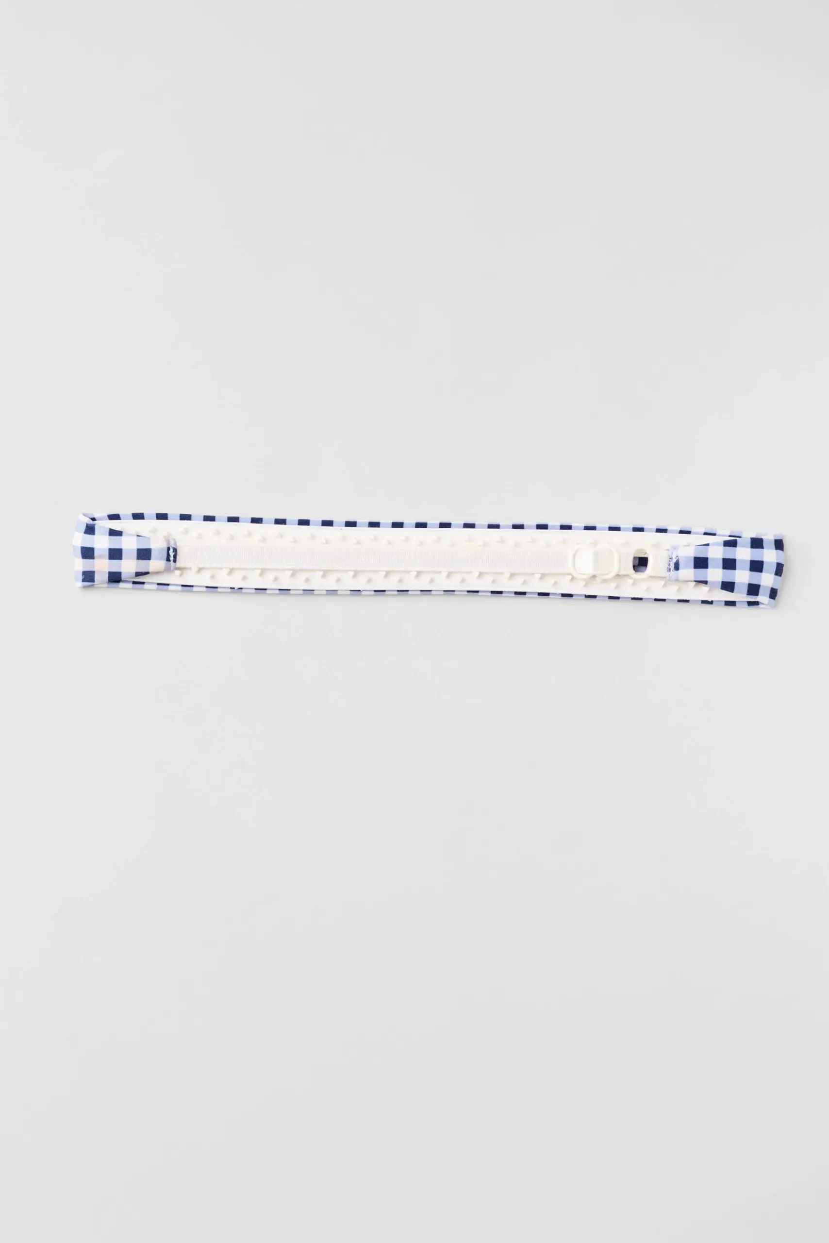 Gingham Airlift So Smooth Headband - Navy Gingham - Image 3