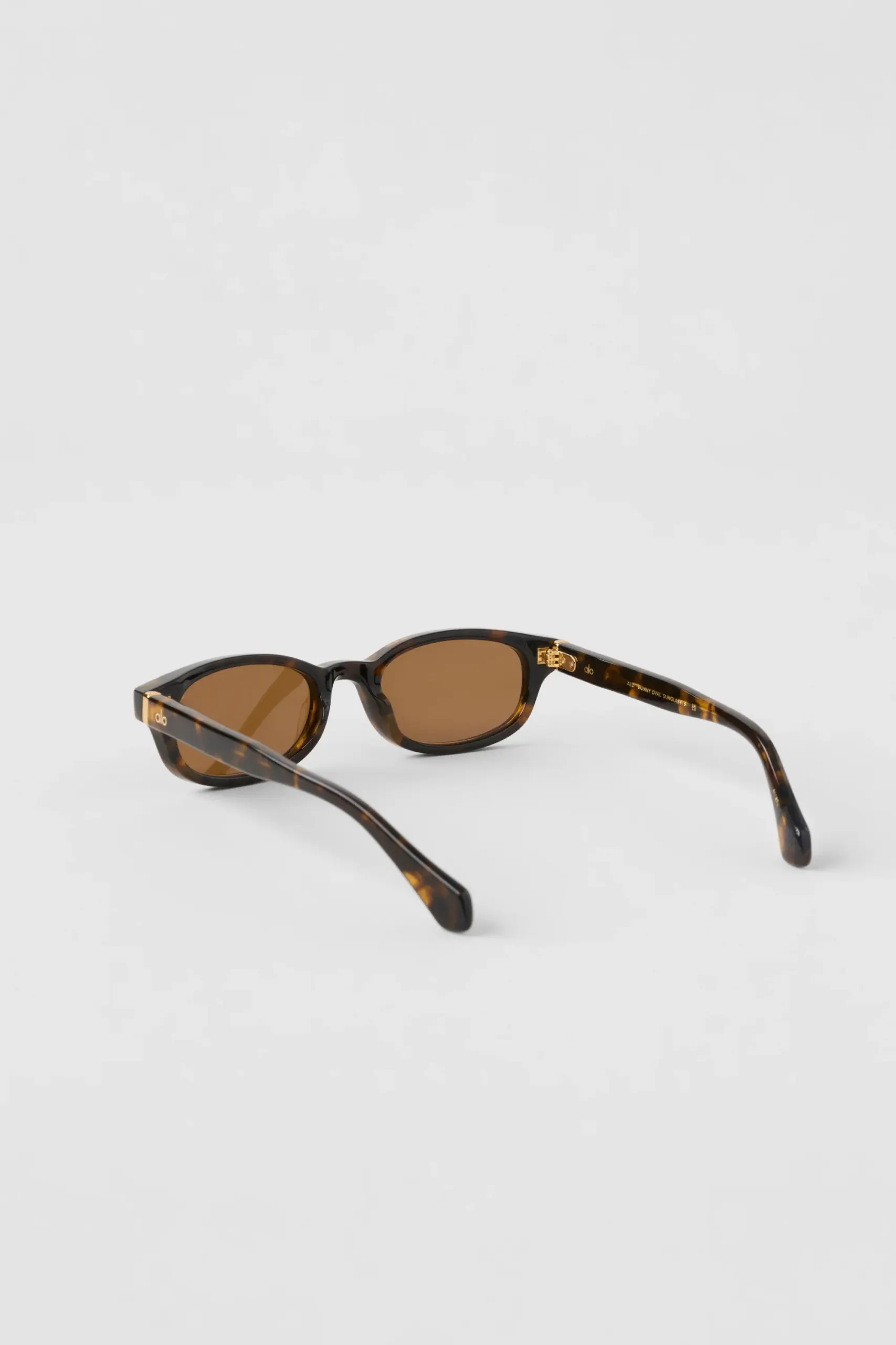 ALO Skinny Oval Sunglasses - Tortoise - Image 3