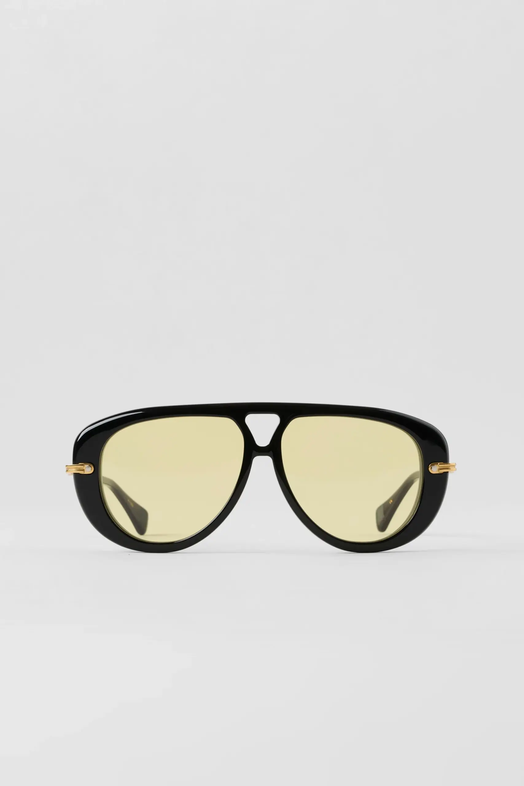 ALO Aviator Sunglasses - Black/Yellow - Image 4