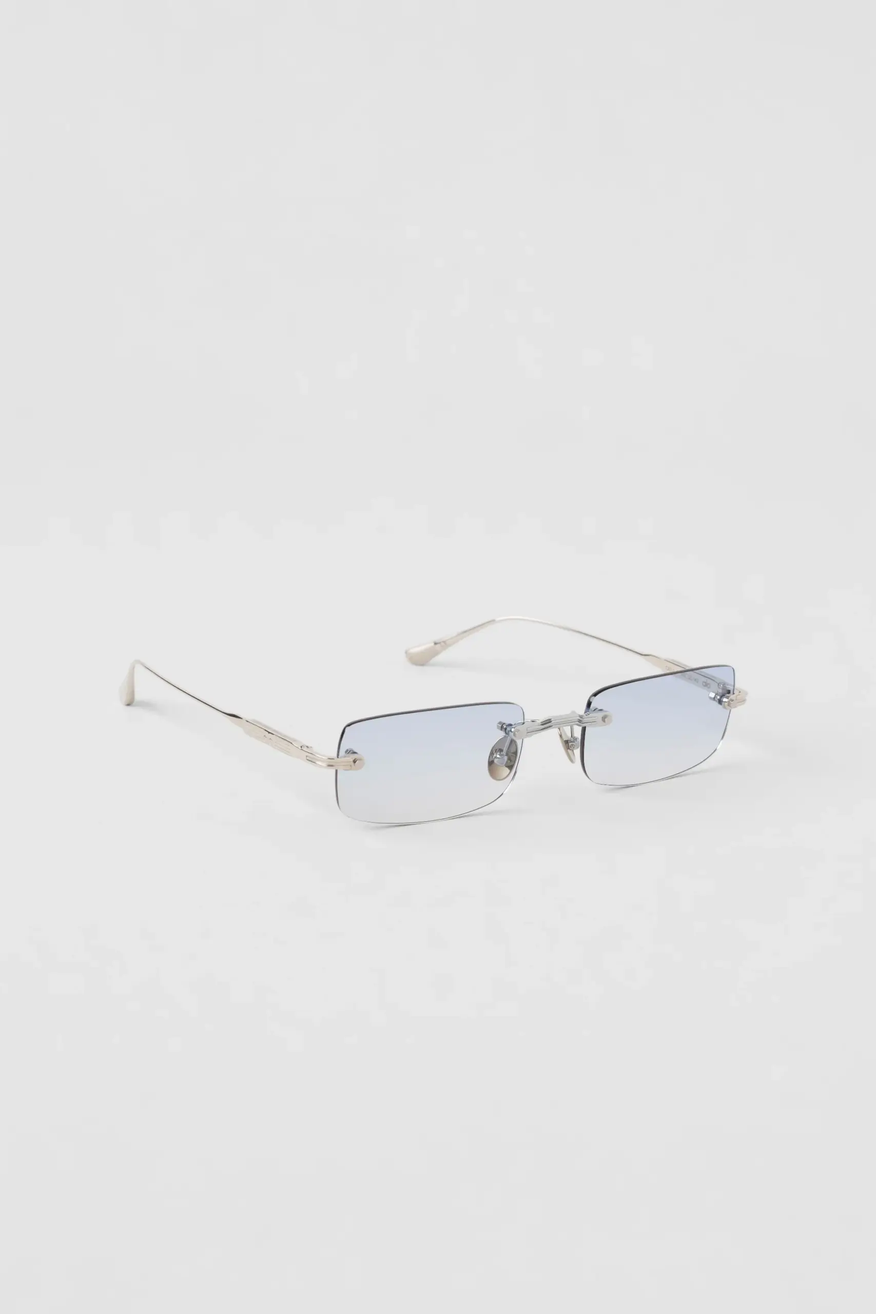 ALO Wire Frame Sunglasses - Chrome/Blue Gradient