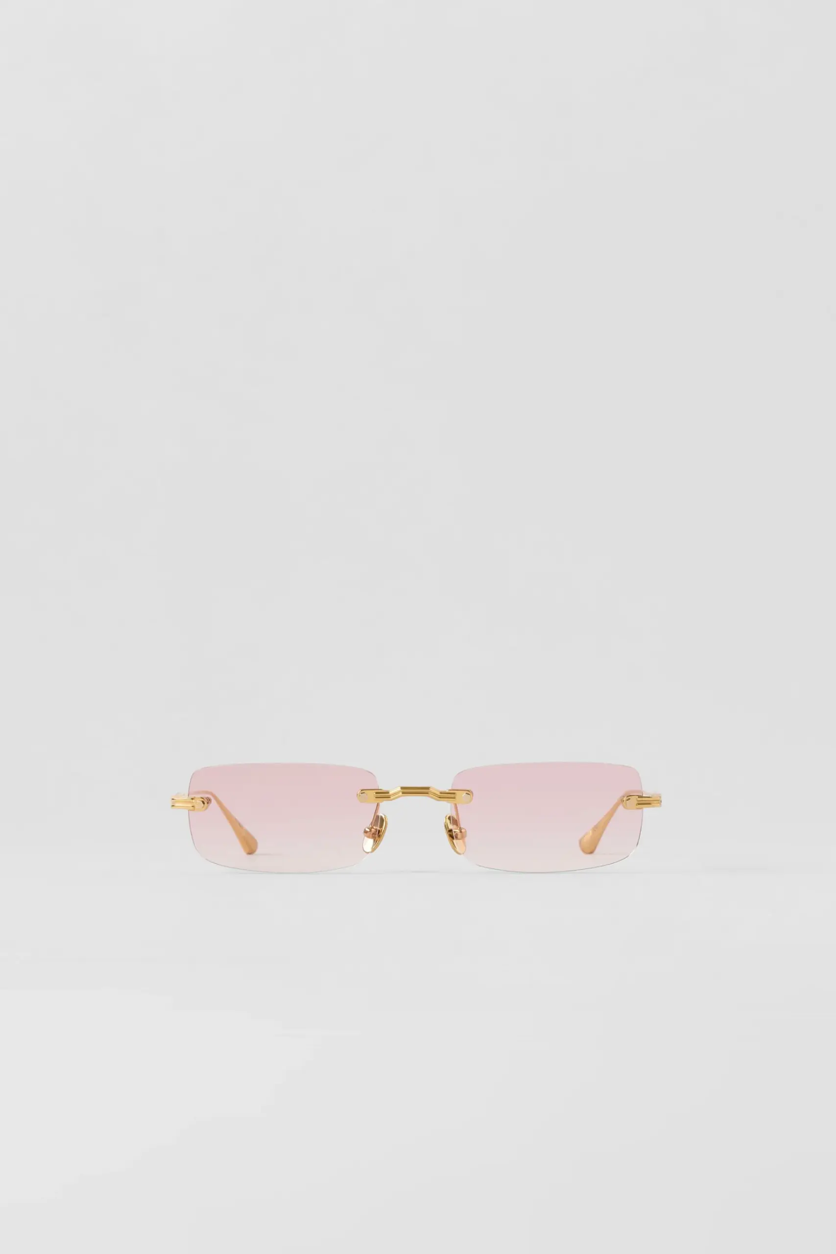 ALO Wire Frame Sunglasses - Gold/Pink Gradient - Image 4