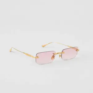 ALO Wire Frame Sunglasses - Gold/Pink Gradient