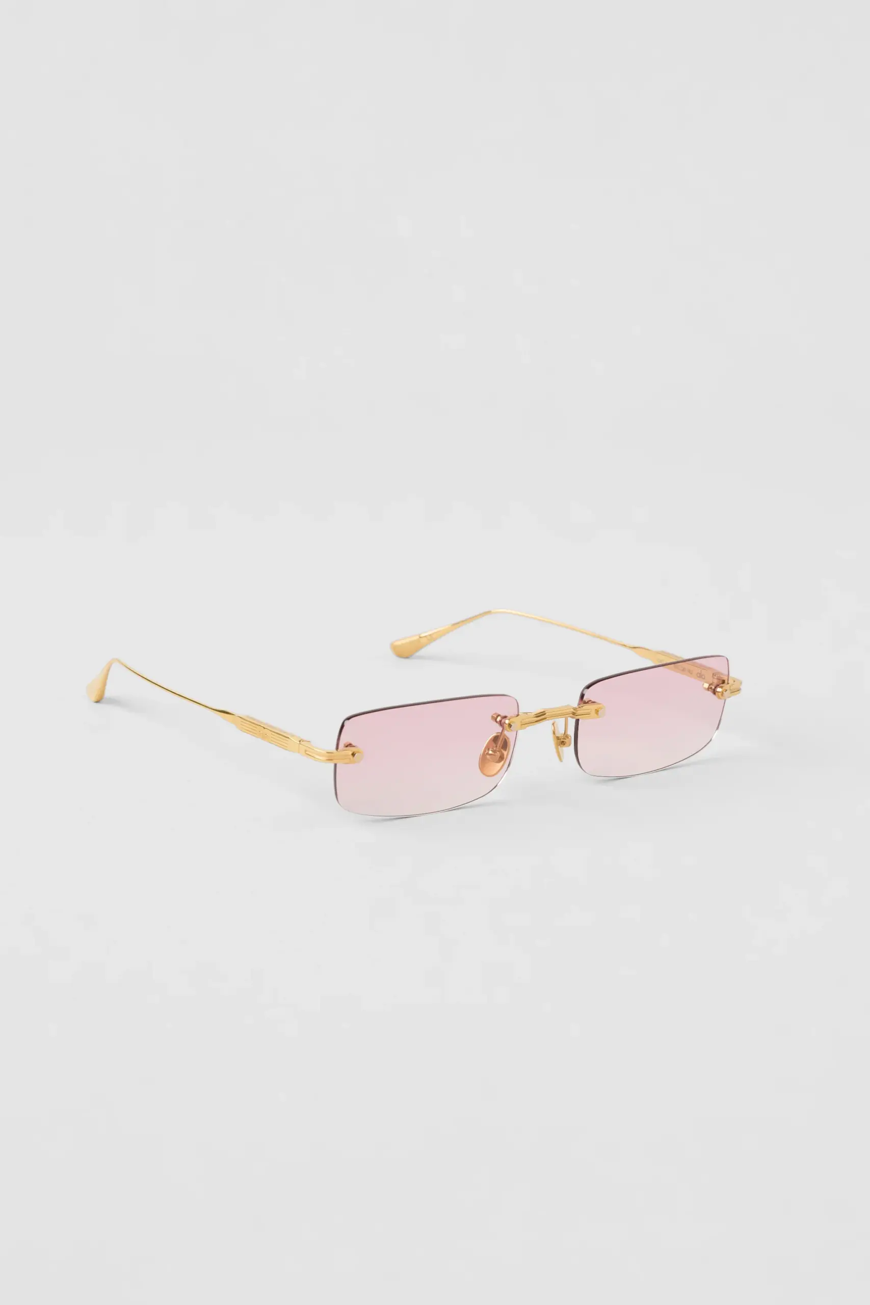 ALO Wire Frame Sunglasses - Gold/Pink Gradient