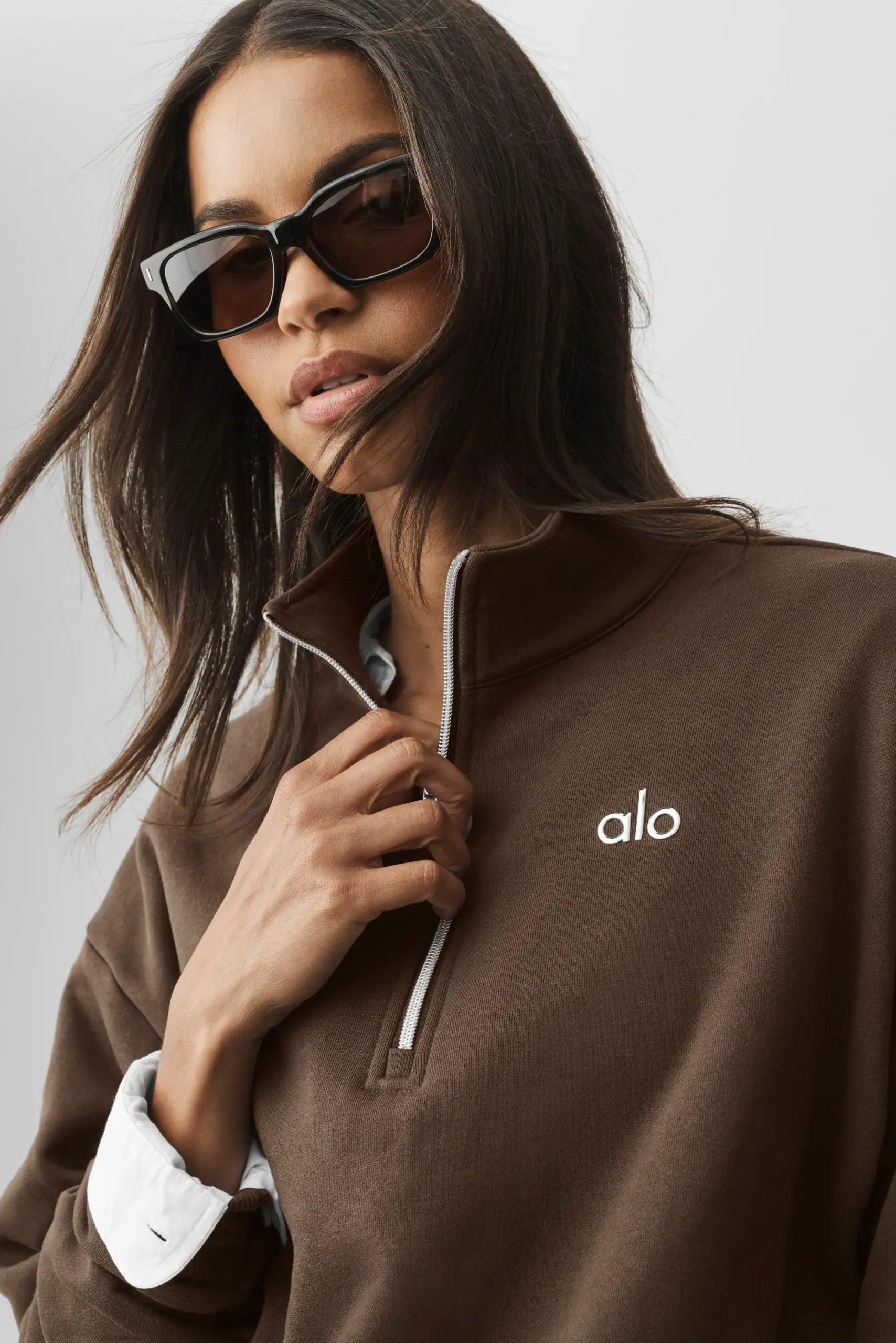 ALO Rectangle Sunglasses - Tortoise - Image 2