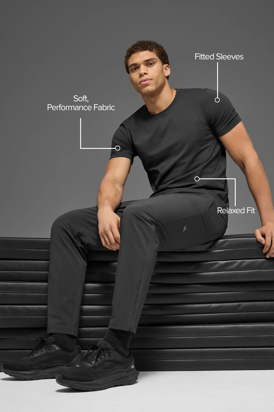 Conquer Reform Crewneck Short Sleeve - Anthracite - Image 2