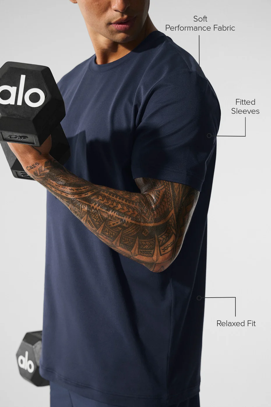 Conquer Reform Crewneck Short Sleeve - Navy - Image 2