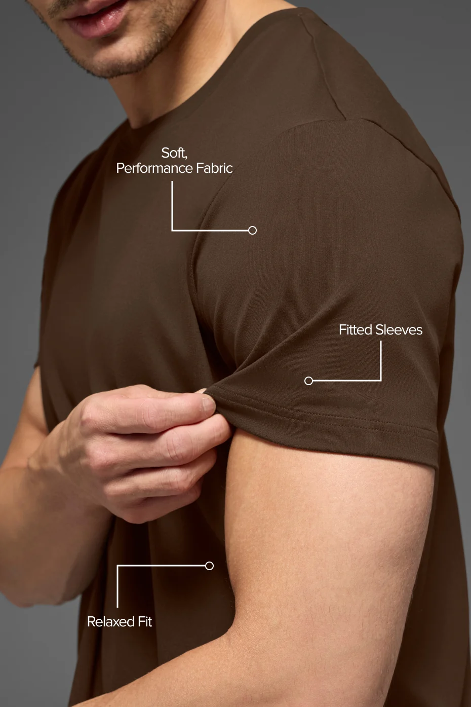 Conquer Reform Crewneck Short Sleeve - Espresso - Image 2