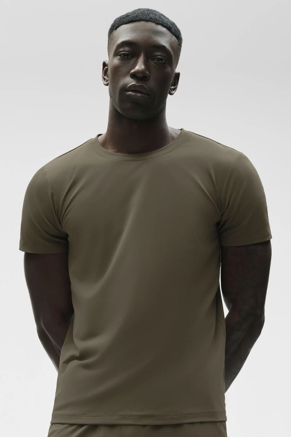 Conquer Reform Crewneck Short Sleeve - Olive Tree - Image 3