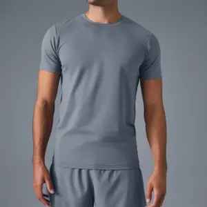 Conquer Reform Crewneck Short Sleeve - Steel Grey