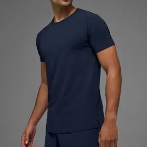 ALO Vapor Crewneck Short Sleeve - Navy