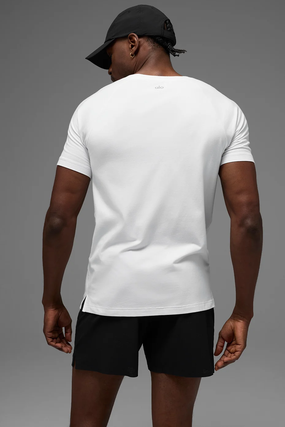 ALO Vapor Crewneck Short Sleeve - White - Image 4