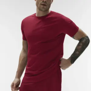 ALO Vapor Crewneck Short Sleeve - Garnet