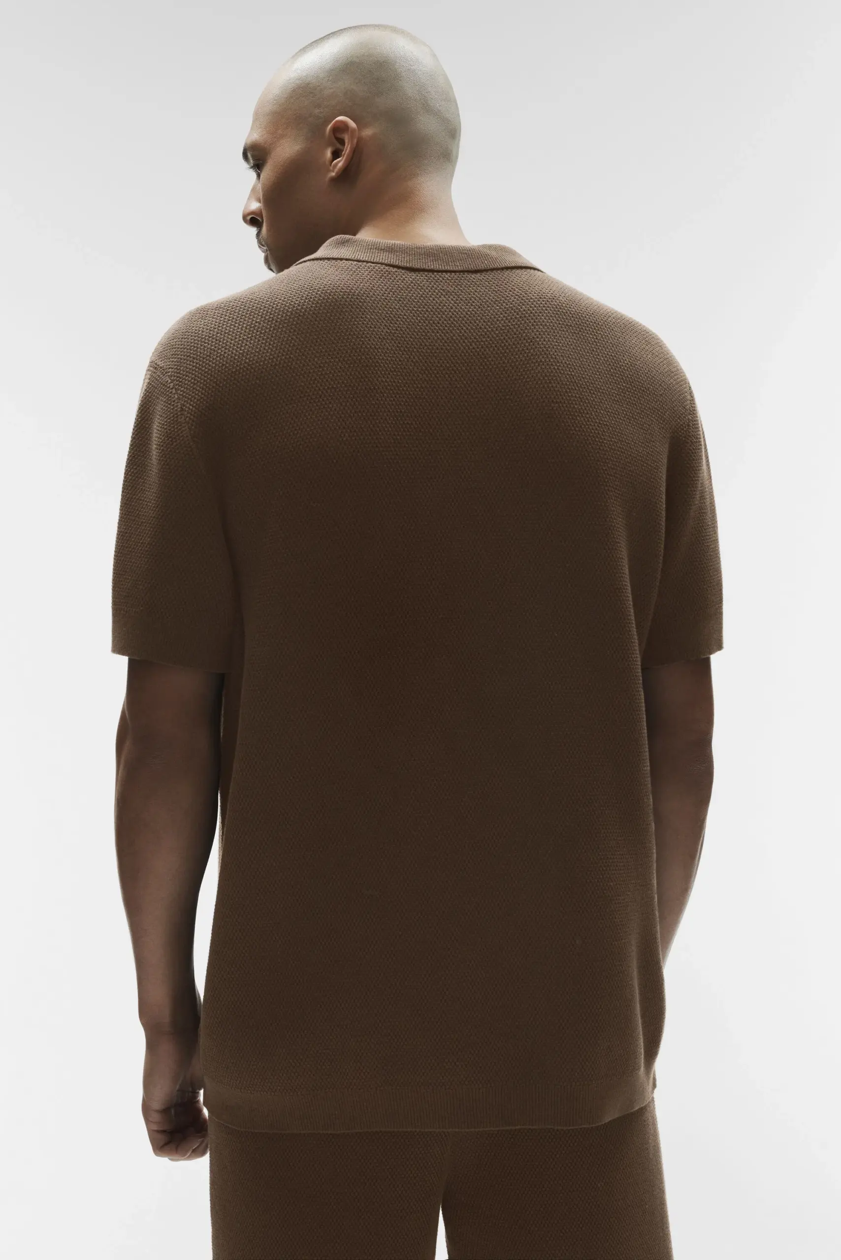 Sports Club Sweater Knit Polo - Espresso - Image 4