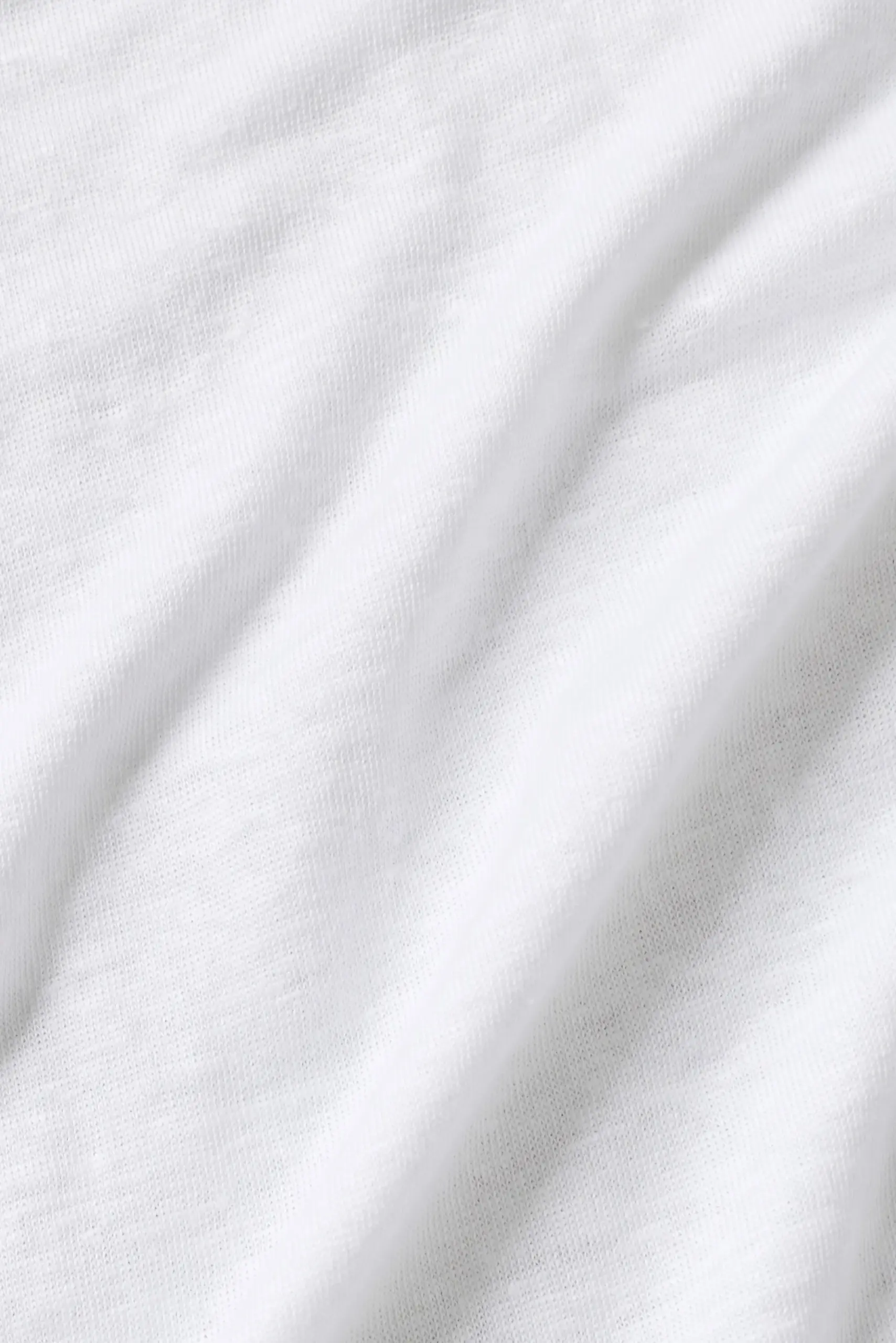 Linen Jersey Coastal Short Sleeve Polo - White - Image 5