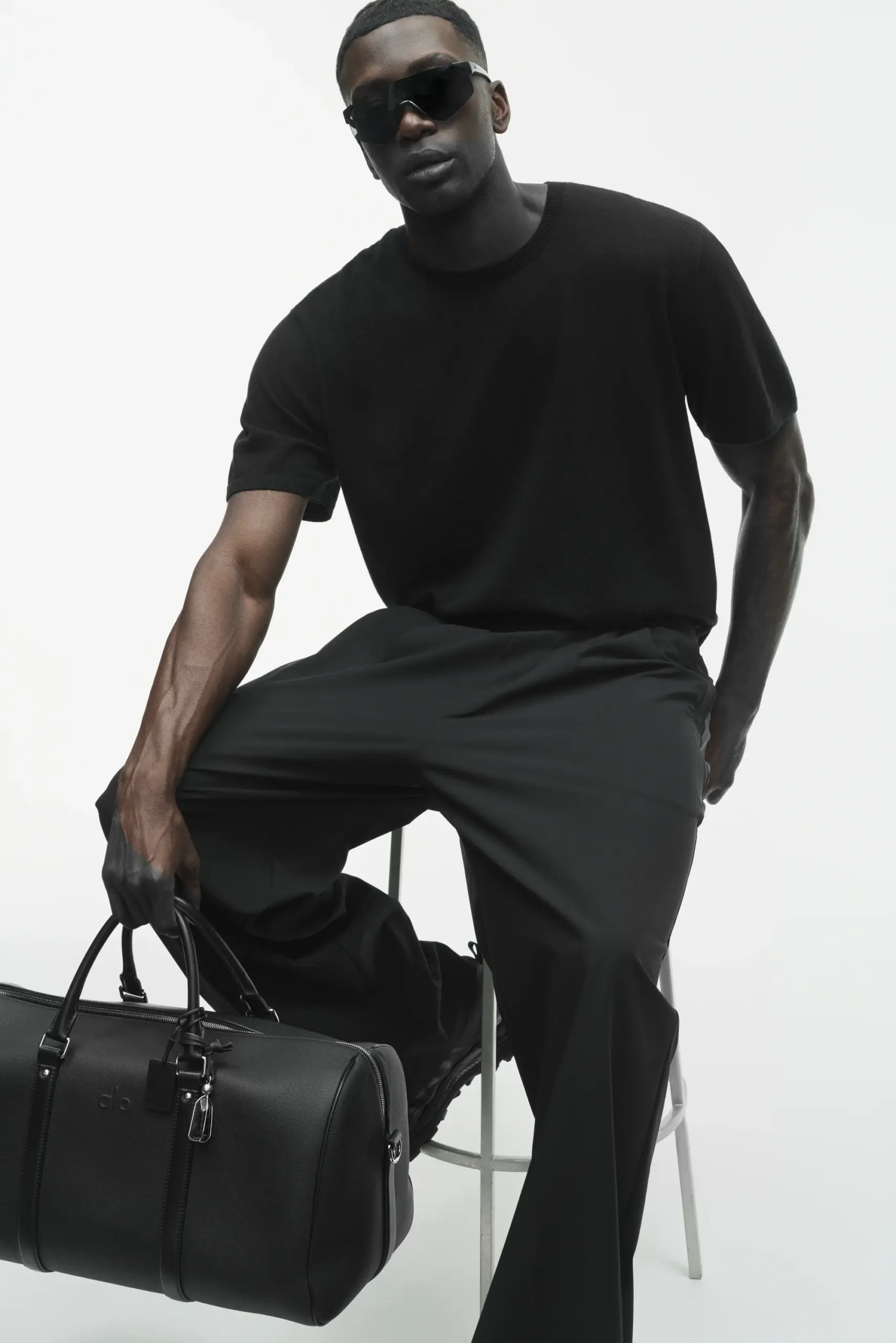 Cotton Cashmere Ever Soft Short Sleeve Crew - Black - Image 5