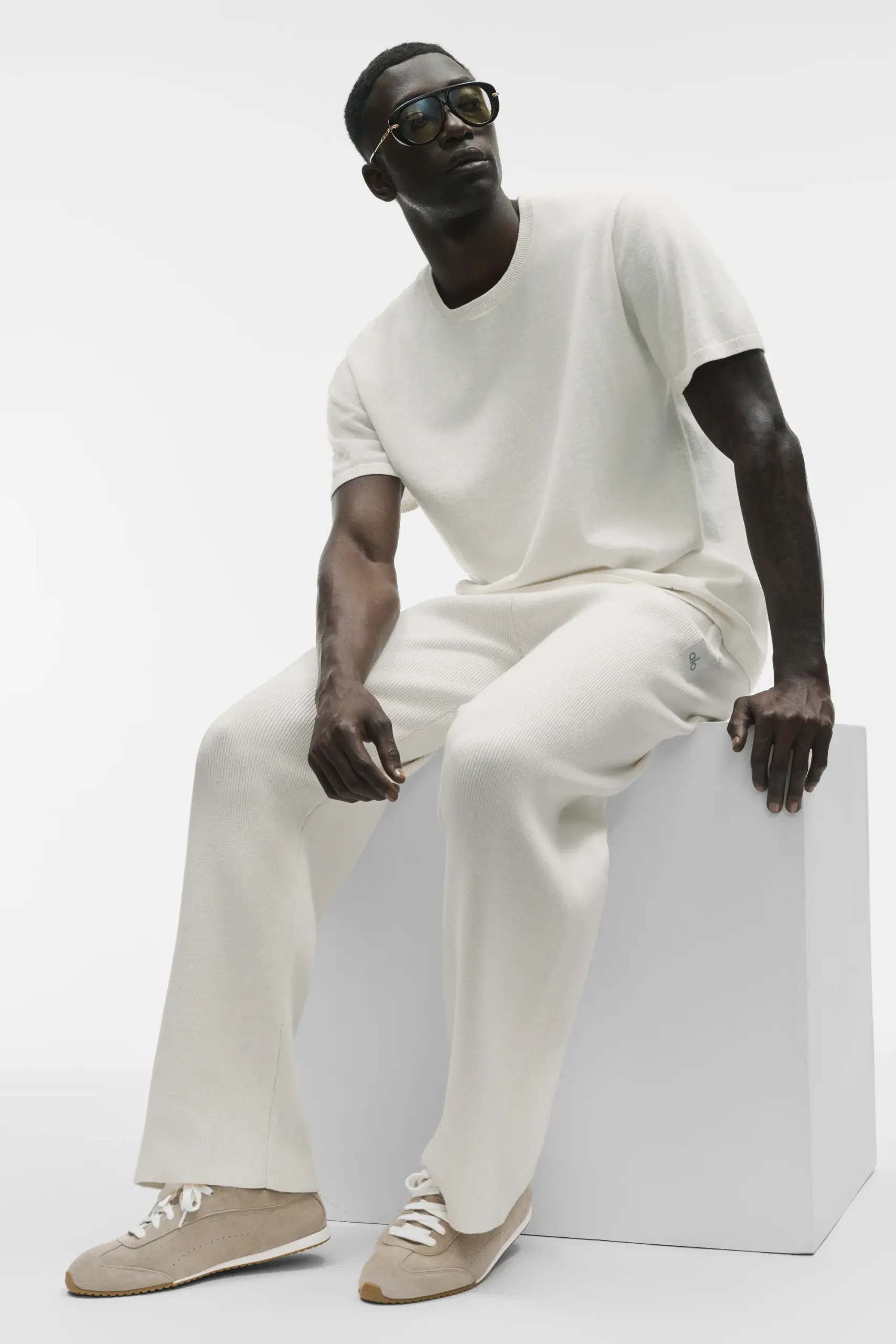 Cotton Cashmere Ever Soft Short Sleeve Crew - Ivory - Image 4