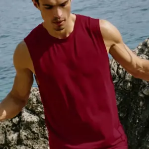Conquer Muscle Tank - Garnet