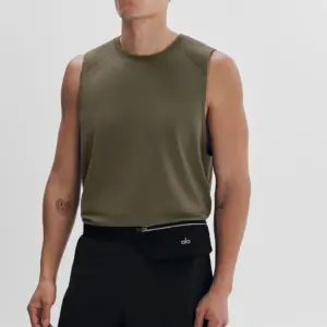 ALO Vapor Muscle Tank - Olive Tree