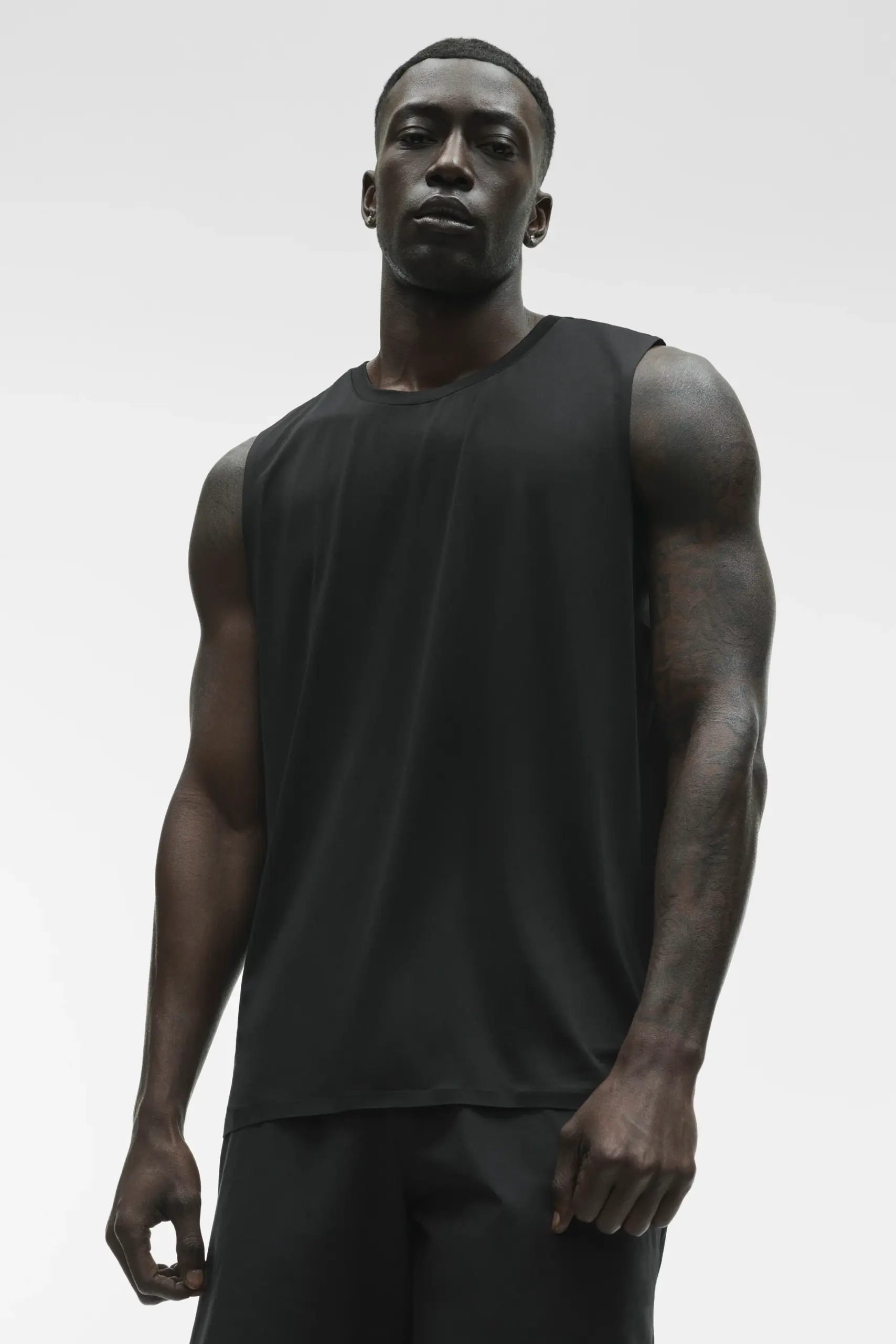 Idol Muscle Tank - Black - Image 3