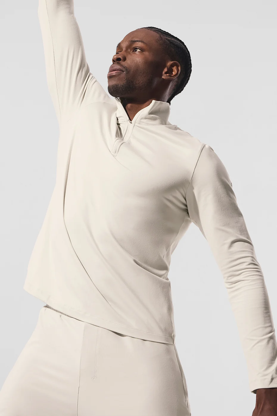 Conquer 1/4 Zip Reform Long Sleeve - Bone - Image 2