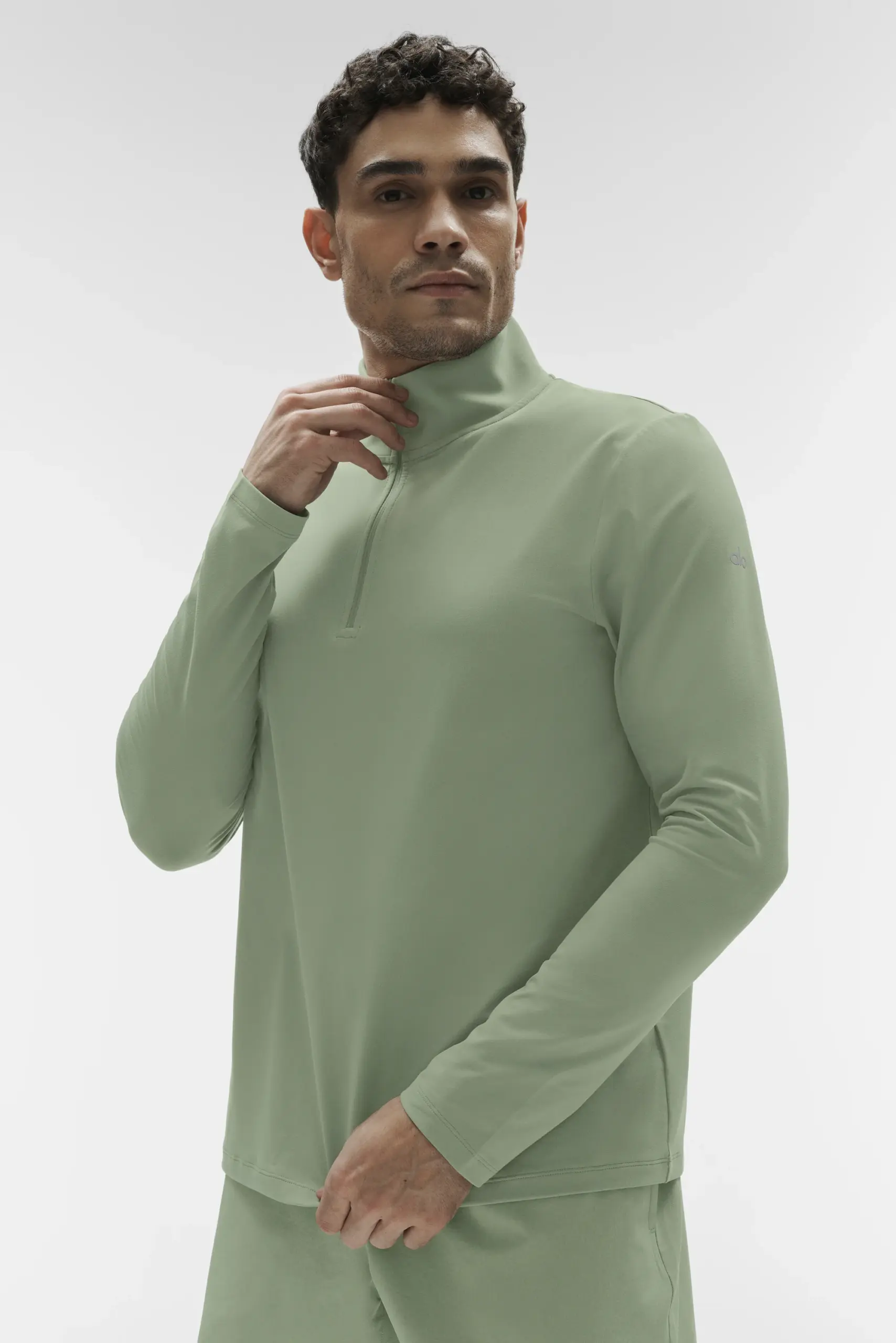 Conquer 1/4 Zip Reform Long Sleeve - Dune Grass - Image 3