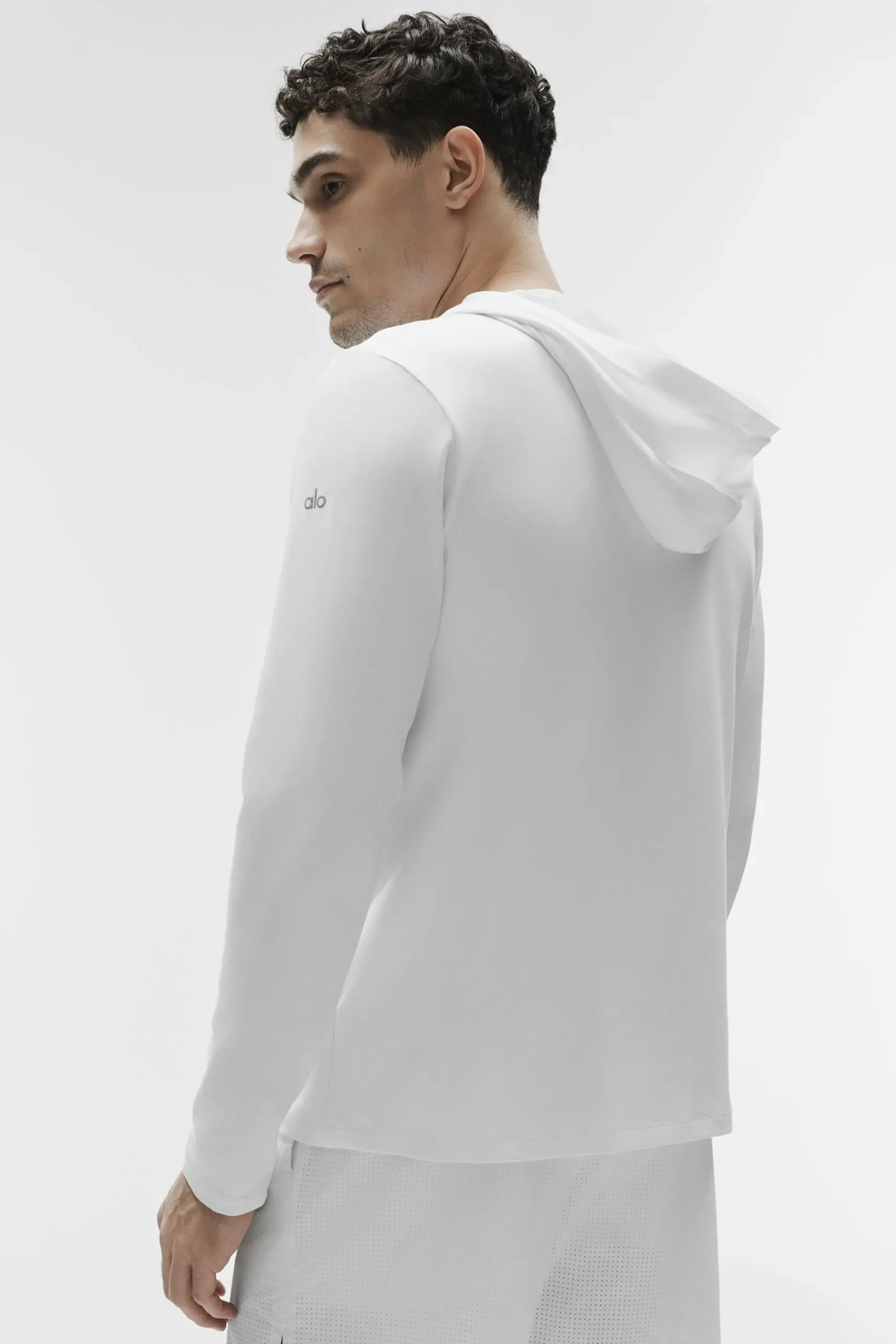 Conquer Reform Long Sleeve With Hood - White - Image 4