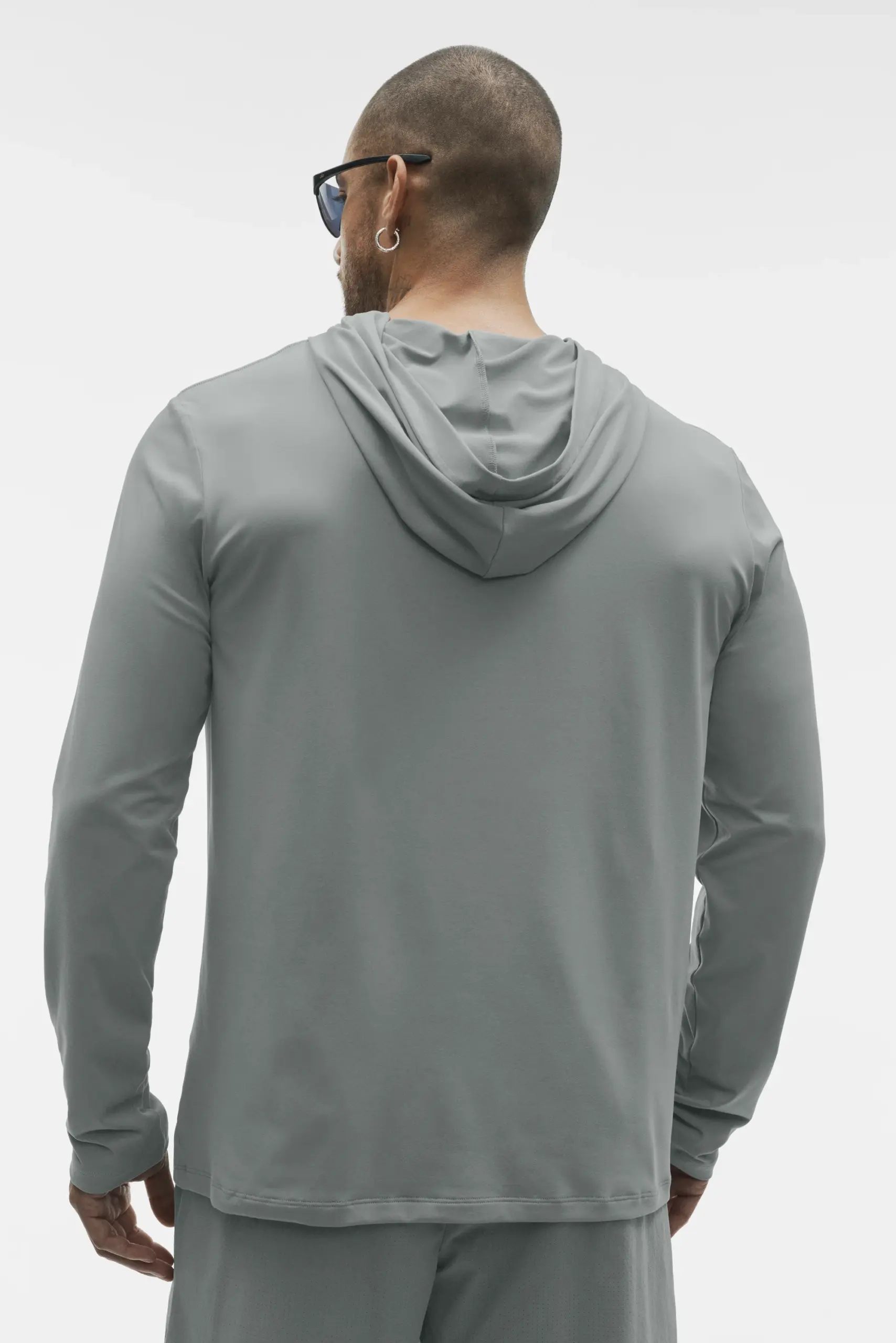 Conquer Reform Long Sleeve With Hood - Monument - Image 4