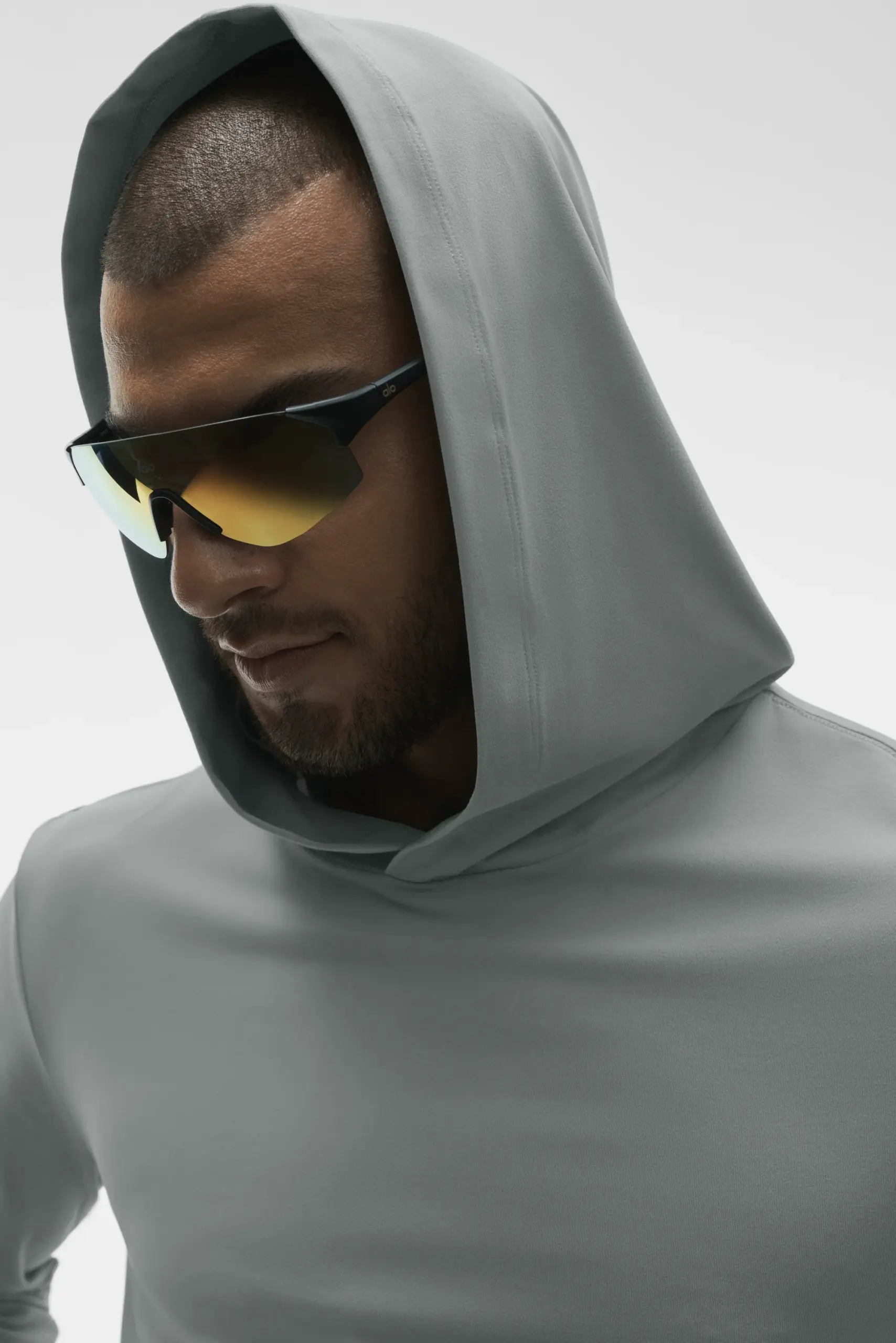 Conquer Reform Long Sleeve With Hood - Monument - Image 3