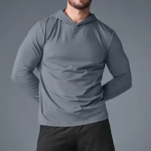Conquer Reform Long Sleeve With Hood - Steel Grey