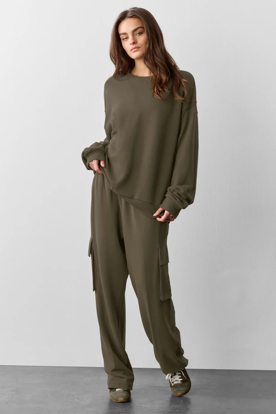 Chill Crew Neck Pullover - Olive Tree - Image 4