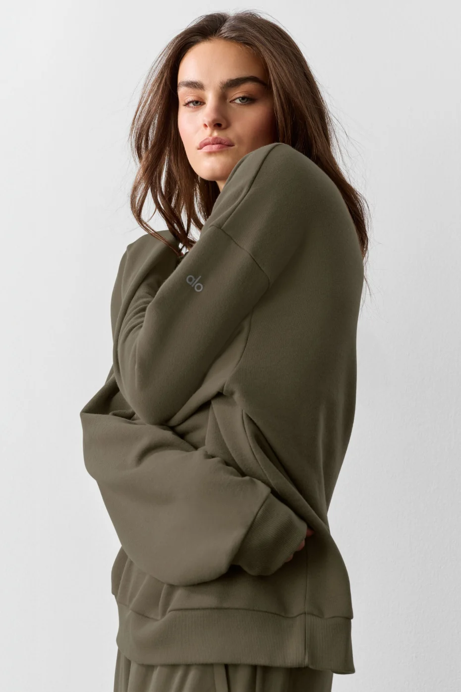Chill Crew Neck Pullover - Olive Tree - Image 3