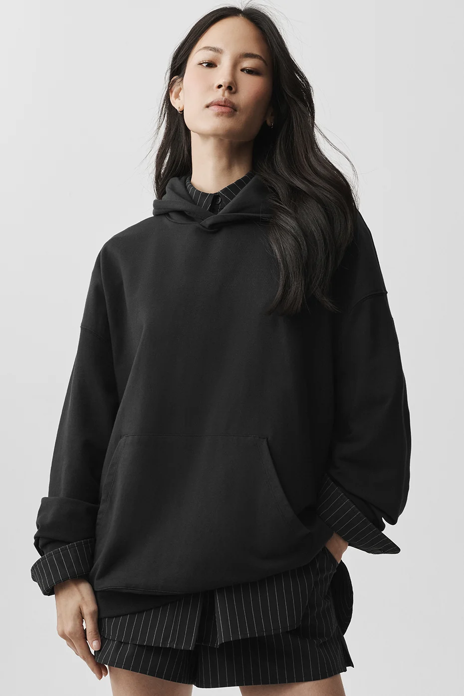 Double Take Hoodie - Black