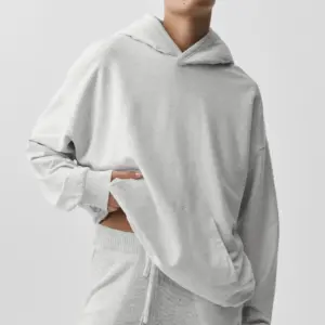 Double Take Hoodie - White Heather